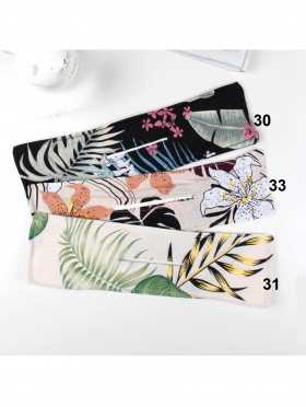 Floral Patterned Bun Maker/Bag Accent